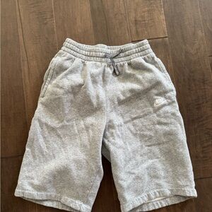 Nike kids French terry gray Sweat Shorts